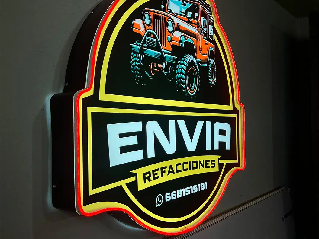 Anuncios Luminosos para Refaccionarias