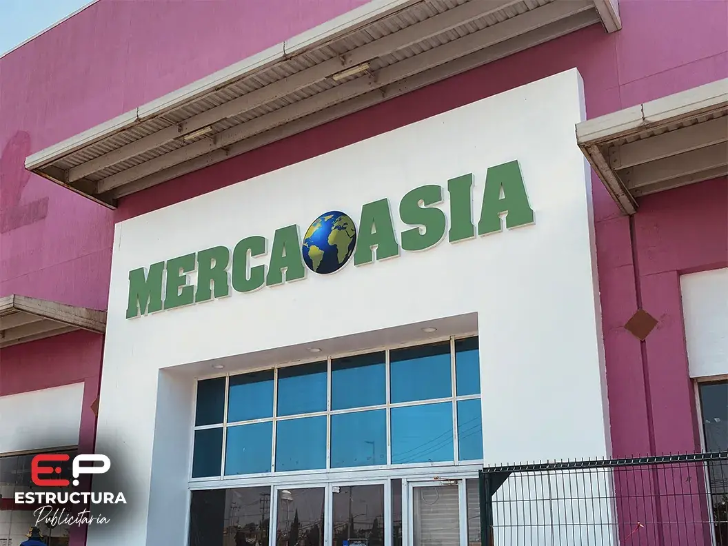 Letras 3D Publicitarias - Estructura Publicitaria México