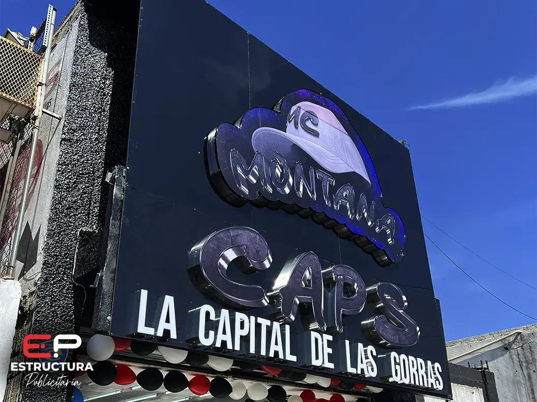 Letras 3D Publicitarias - Estructura Publicitaria México