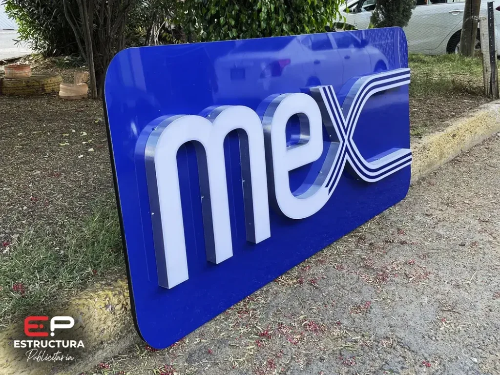 Letras 3D Publicitarias - Estructura Publicitaria México