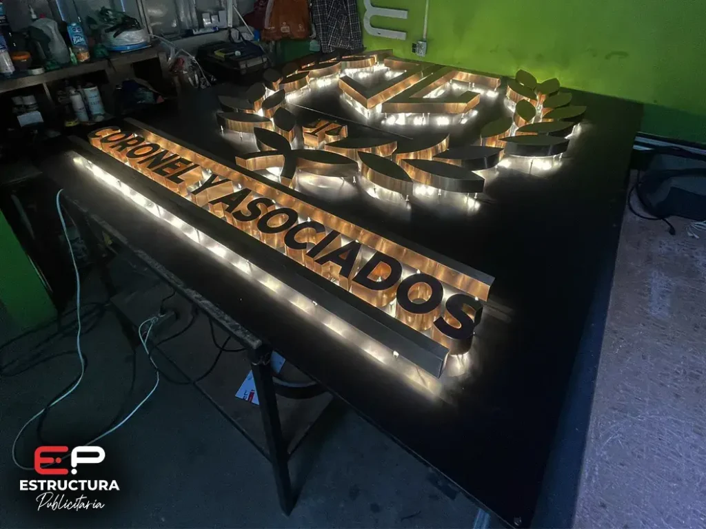 Letras 3D Publicitarias - Estructura Publicitaria México