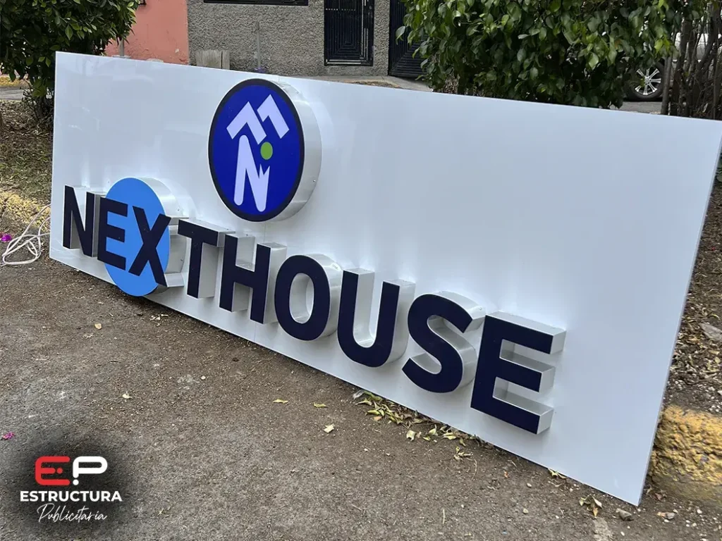 Letras 3D Publicitarias - Estructura Publicitaria México