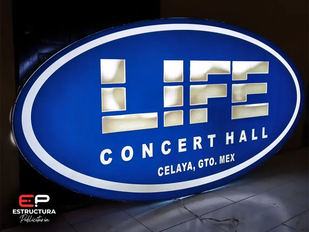 Anuncio Luminoso 3D Personalizado - Estructura Publicitaria México