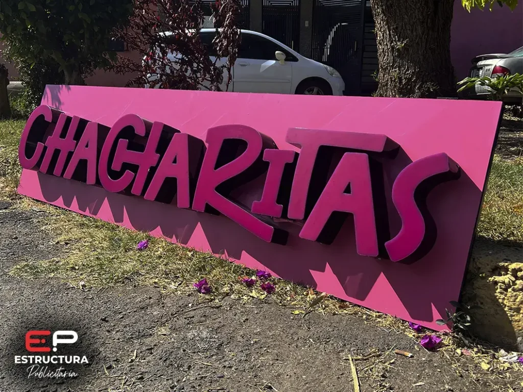 Letras 3D Publicitarias - Estructura Publicitaria México