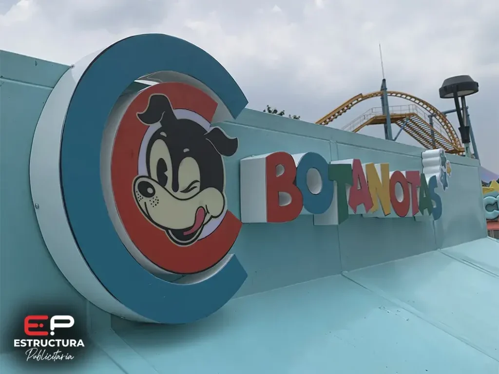 Letras 3D Publicitarias - Estructura Publicitaria México