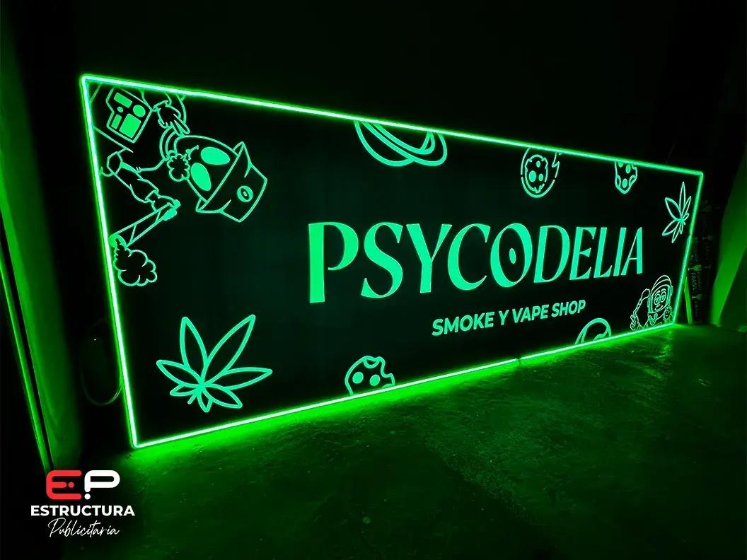 Cajas de luz - Anuncio Luminoso Rectangular - Estructura Publicitaria México