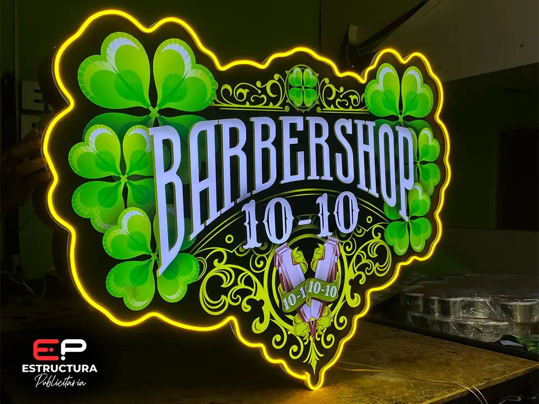 Anuncio Luminoso 3D Personalizado - Estructura Publicitaria México