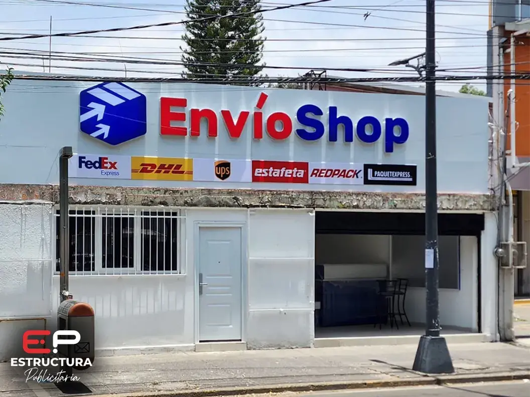 Letras 3D Publicitarias - Estructura Publicitaria México