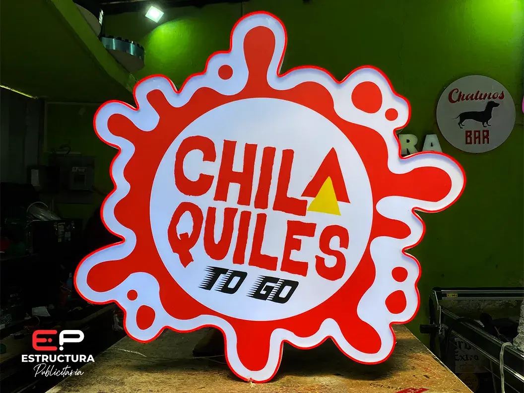 Anuncio Luminoso 3D Personalizado - Estructura Publicitaria México
