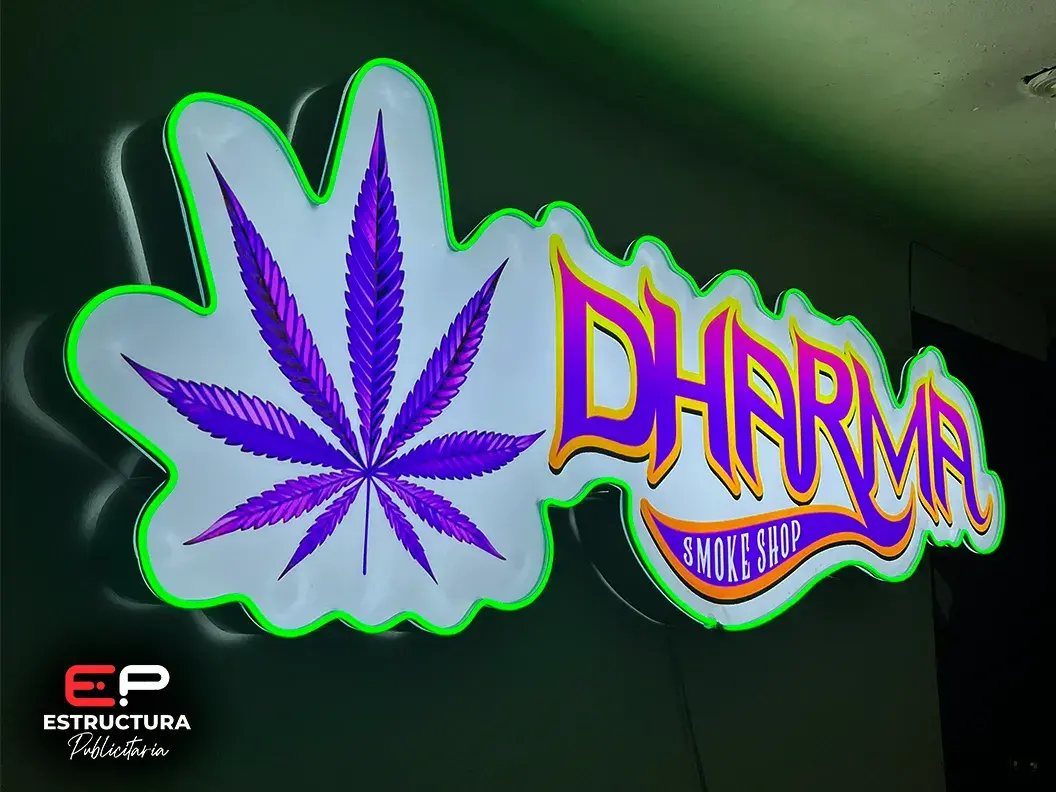 Anuncio Luminoso 3D Personalizado - Estructura Publicitaria México