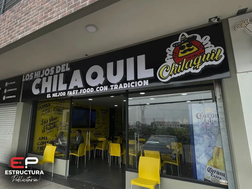Letras 3D Publicitarias - Estructura Publicitaria México