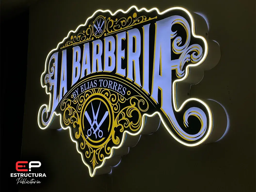 Anuncio Luminoso 3D Personalizado - Estructura Publicitaria México